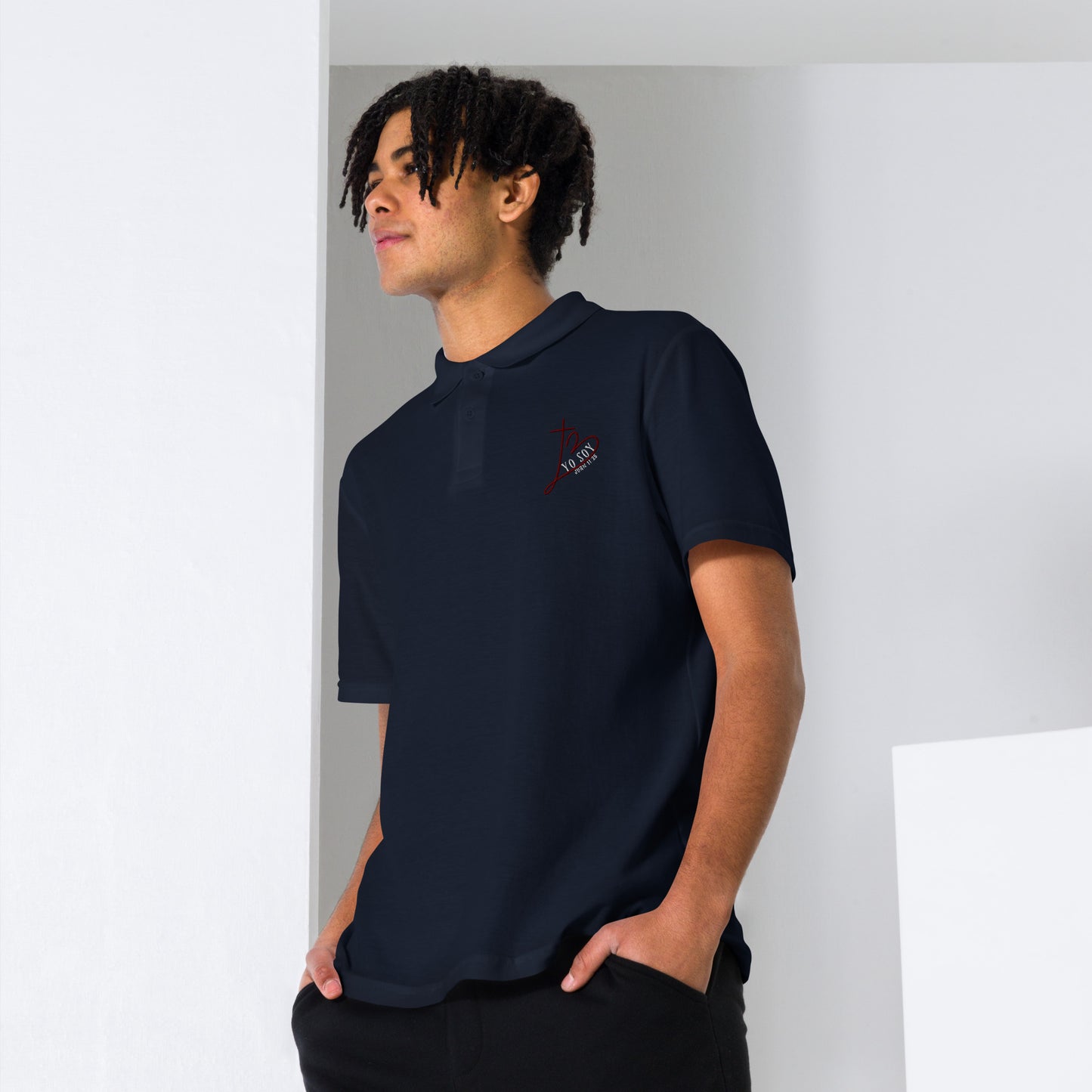 "Yo Soy La Resurreción y la Vida" Polo de piqué unisex